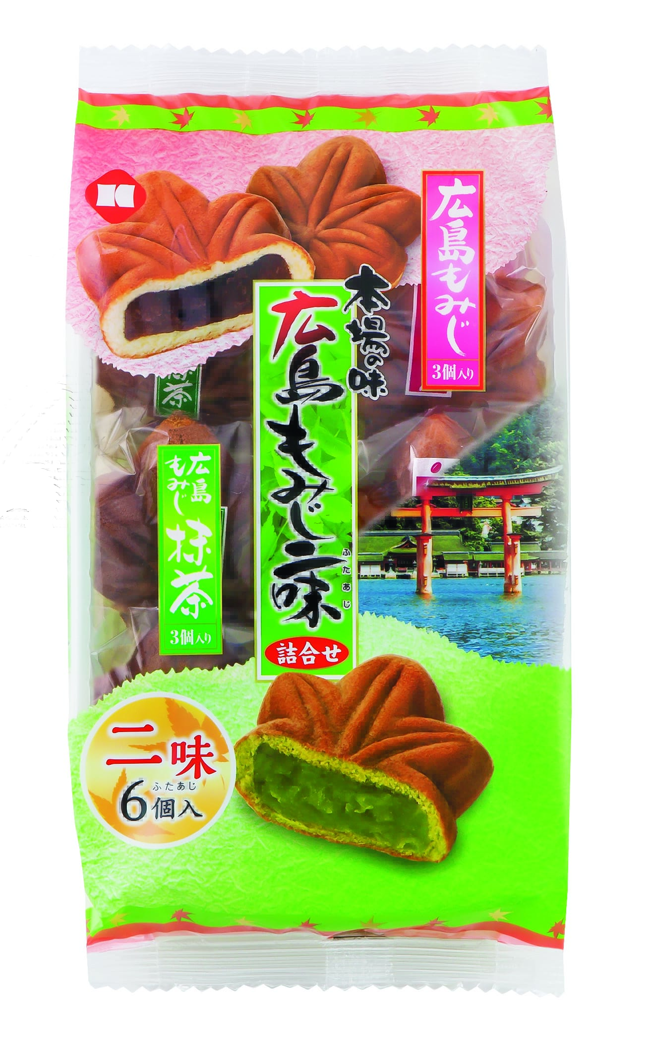 広島もみじ二味6個入